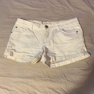 White shorts